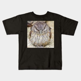 grumpy  owl Kids T-Shirt